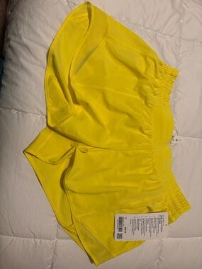 lululemon Hotty Hot LR Short Bright Yellow Women's Athletic Shorts
